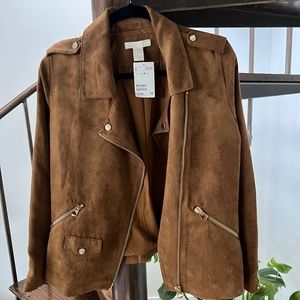 Faux Suede Jacket
